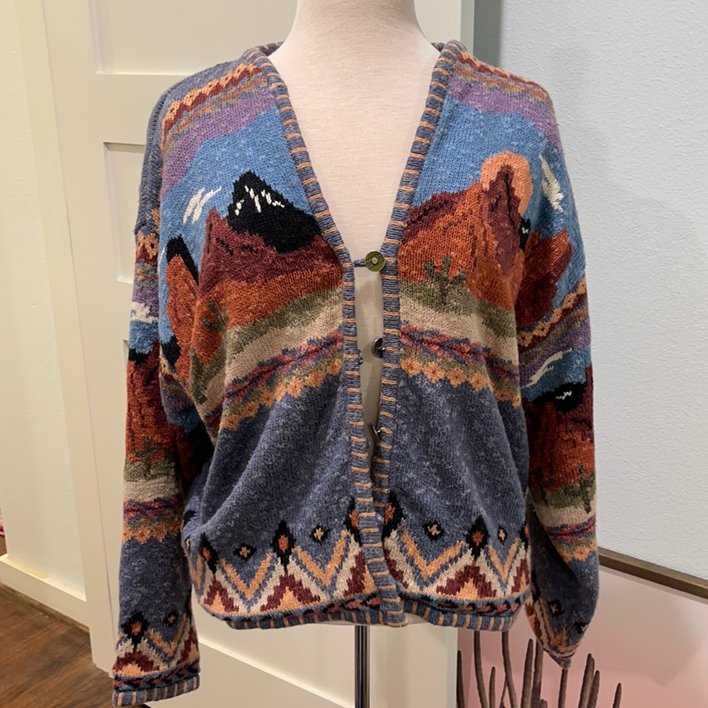 VINTAGE WESTERN CARDIGAN